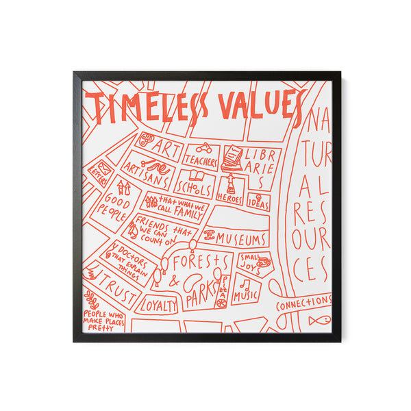 Timeless Values Art Print